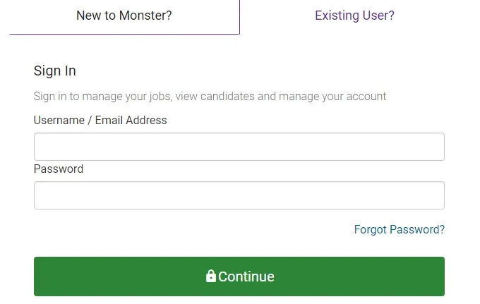 How to delete monster account 1